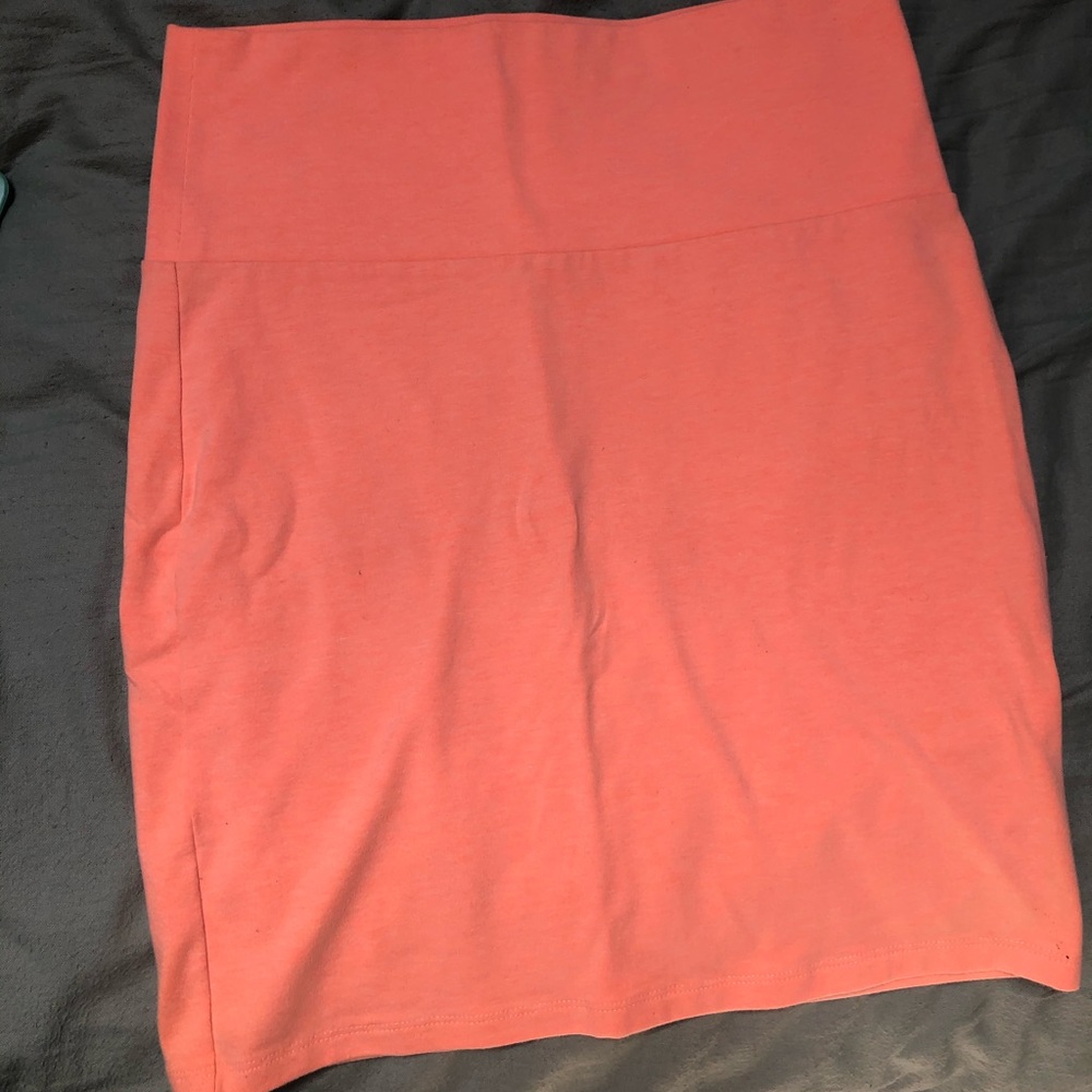 Peach soft skirt